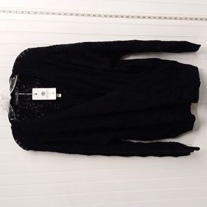 Merokeety women's v-neck sweater size 2XL color black